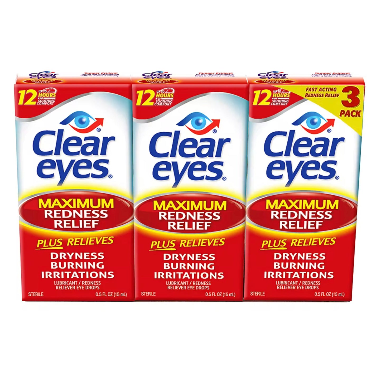 Prestige Clear Eyes Redness Reliever Eye Drops, 3 pk./45mL