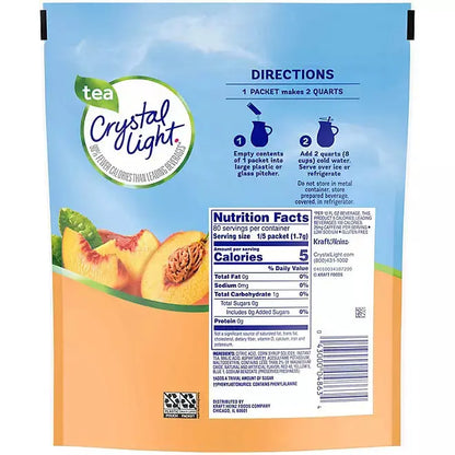 Crystal Light Peach Iced Tea Powdered Drink Mix (4.55 oz.) Lipton