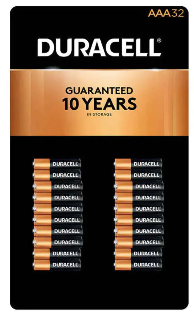 Copy of Duracell Coppertop Alkaline AAA Batteries, 32-count Duracell