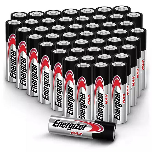 Energizer MAX AA Alkaline Batteries (48 Pack) Duracell