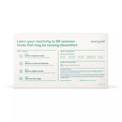 Everlywell Food Sensitivity At Home Test, 96 Different Foods Everlywell