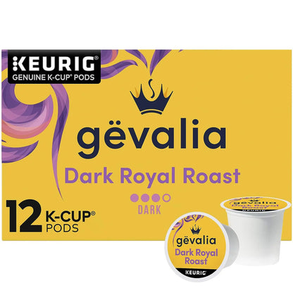 Gevalia Dark Royal Roast K-Cup Coffee Pods (12 Ct Box) - Retail Therapy Outlet