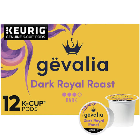 Gevalia Dark Royal Roast K-Cup Coffee Pods (12 Ct Box) - Retail Therapy Outlet