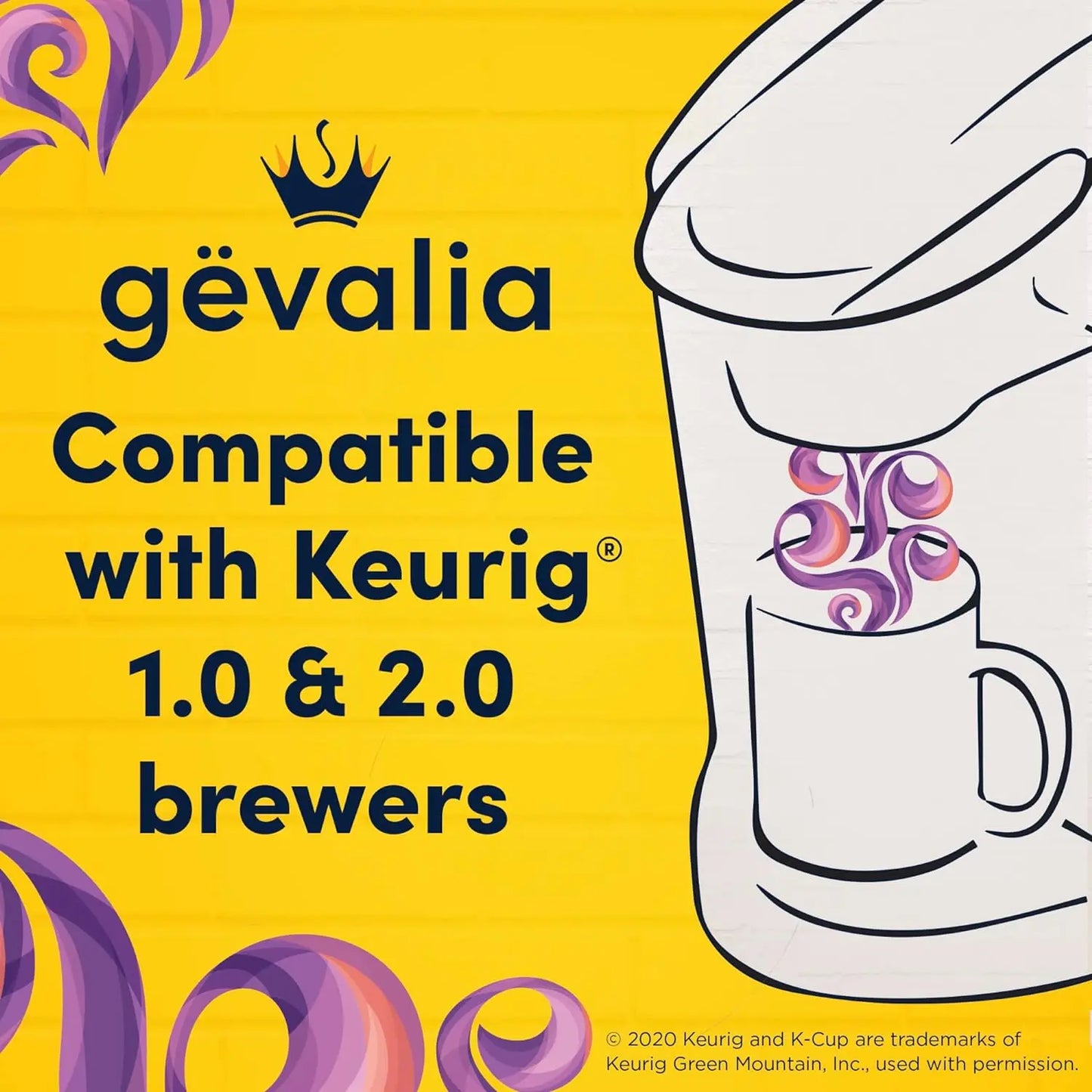 Gevalia Medium Roast K-Cup Coffee Pods, Colombia Blend (100 count) - Retail Therapy Outlet