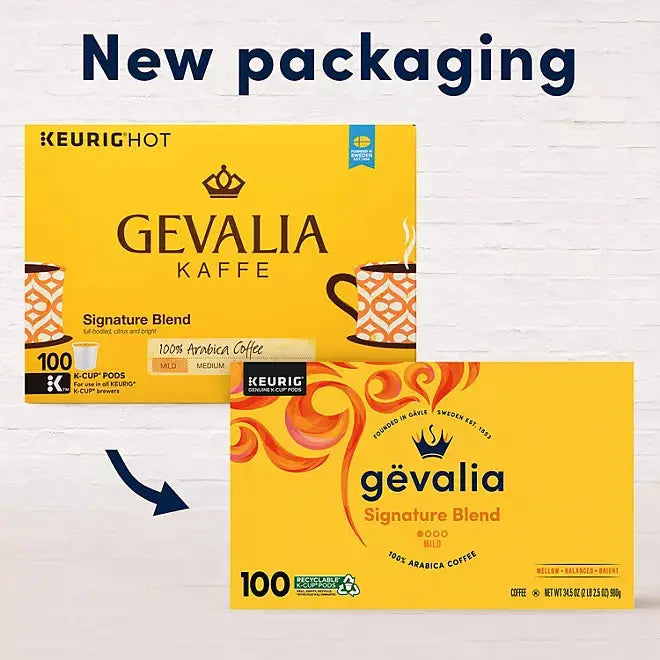 Gevalia Medium Roast K-Cup Coffee Pods, Colombia Blend (100 count) - Retail Therapy Outlet