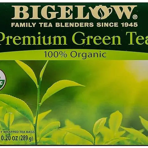 Bigelow Premium 100-Percent Organic Green Tea 150-Count Box, Individually Wrapped - Retail Therapy Outlet