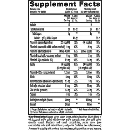 L'il Critters Gummy Vites Gummy Bears , 300 count