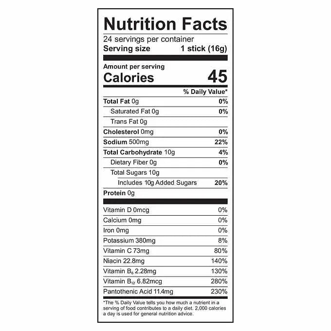Liquid I.V. Energy Multiplier Yuzu Pineapple, 24 Individual Serving Stick Packs in Resealable Pouch Liquid IV