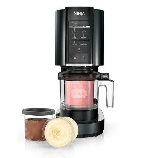 Ninja CREAMi Ice Cream & Sorbet Maker, 7 Frozen Treat Programs, Includes 3 Pints & Lids Ninja