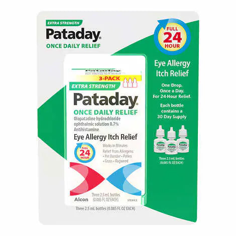 Pataday Extra Strength Once Daily Antihistamine Eye Drops, 7.5 ml