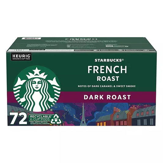 Starbucks K-Cup Coffee Pods, French Roast (72 count) Starbucks