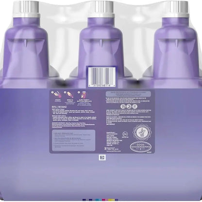 Swiffer WETJET Multi-Purpose Floor Cleaner Solution With Febreze Refill, Lavendar Vanilla And Comfort Scent, 42.2 Ounce (Pack of 3) - Retail Therapy Outlet