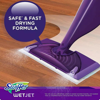 Swiffer WETJET Multi-Purpose Floor Cleaner Solution With Febreze Refill, Lavendar Vanilla And Comfort Scent, 42.2 Ounce (Pack of 3) - Retail Therapy Outlet